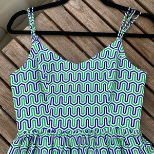 Amanda Uprichard Silk Fit and Flare Dress